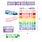 Hadley Designs Rainbow Circle Time Bulletin Board Calendar for Classroom Wall Set